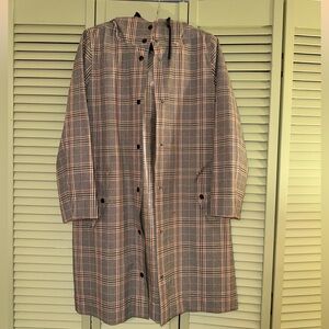 Madewell Plaid Brookwork Raincoat